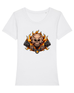 Speed Demon Tricou mânecă scurtă guler larg fitted Damă Expresser