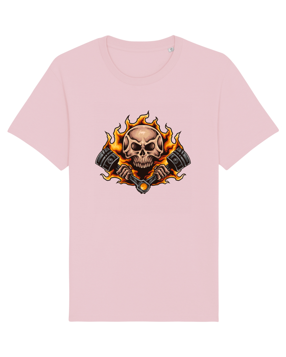 Tricou mânecă scurtă Unisex Rocker Cotton Pink