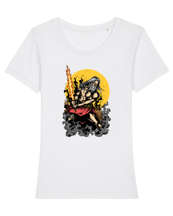 Warrior Old Man White