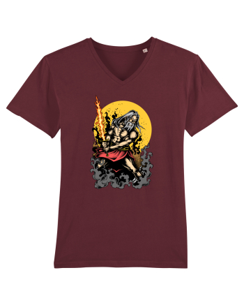 Warrior Old Man Burgundy