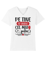 Pe tine te urasc cel mai putin Tricou mânecă scurtă guler V Bărbat Presenter