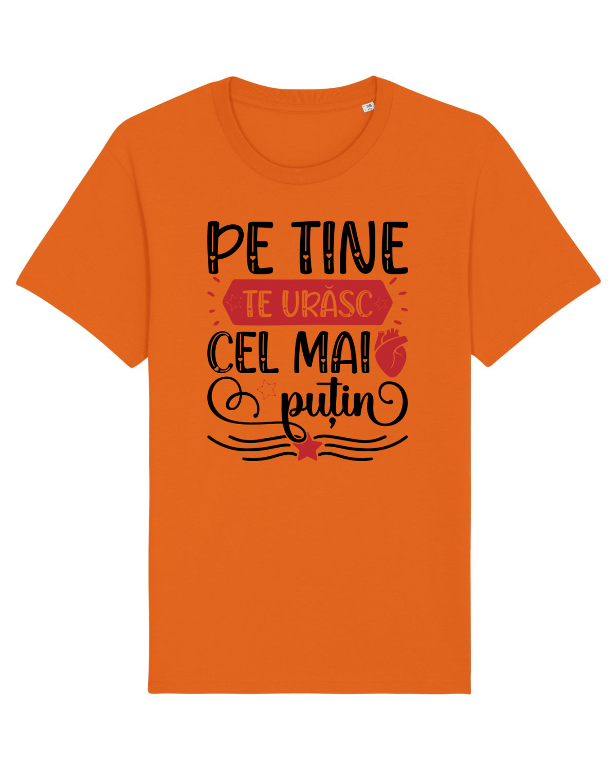 Tricou mânecă scurtă Unisex Rocker Bright Orange