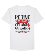 Pe tine te urasc cel mai putin Tricou mânecă scurtă guler larg Bărbat Skater