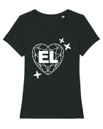 EL (si EA) Tricou mânecă scurtă guler larg fitted Damă Expresser