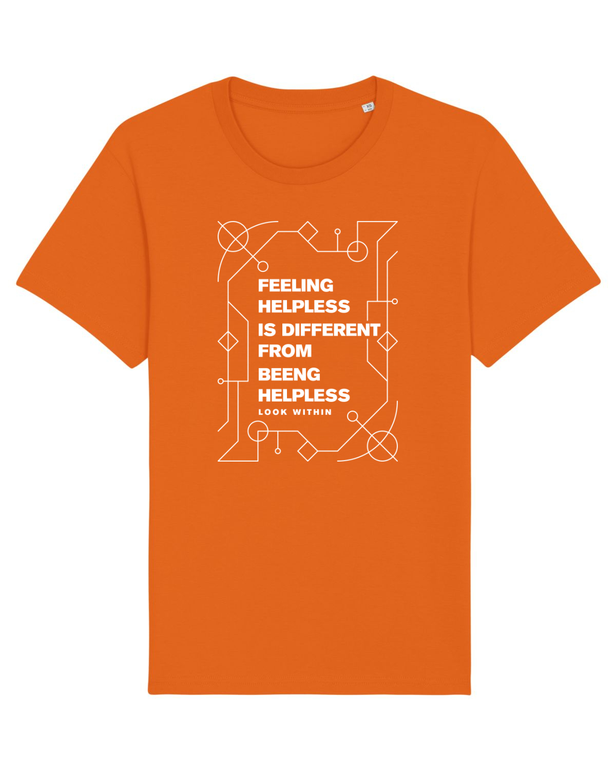 Tricou mânecă scurtă Unisex Rocker Bright Orange
