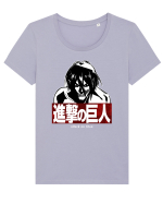 Attack on Titan Tricou mânecă scurtă guler larg fitted Damă Expresser