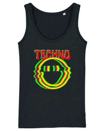 Techno Music Lover  Black