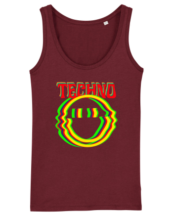 Techno Music Lover  Burgundy