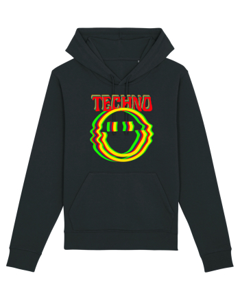 Techno Music Lover  Black