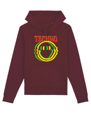 Techno Music Lover  Burgundy