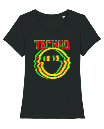 Techno Music Lover  Black