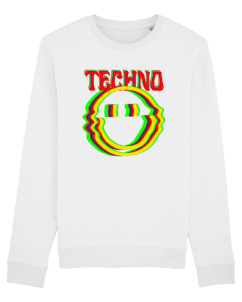 Techno Music Lover  White