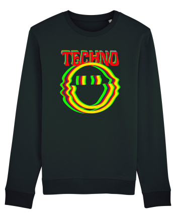 Techno Music Lover  Black