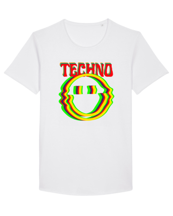 Techno Music Lover  White