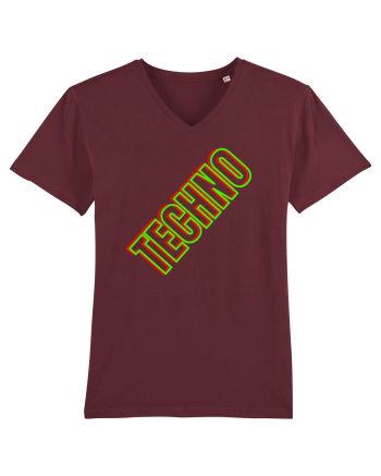 Techno Music Lover  Burgundy