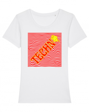 Techno Music Lover  White
