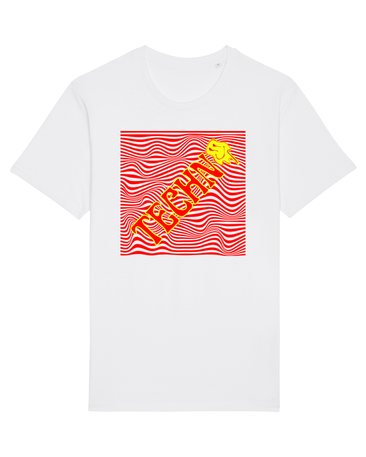 Tricou mânecă scurtă Unisex Rocker White