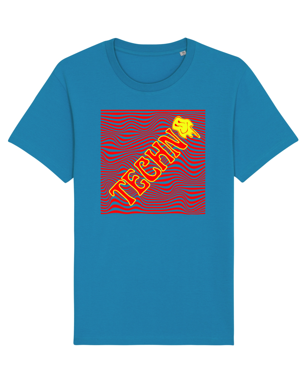Tricou mânecă scurtă Unisex Rocker Azur