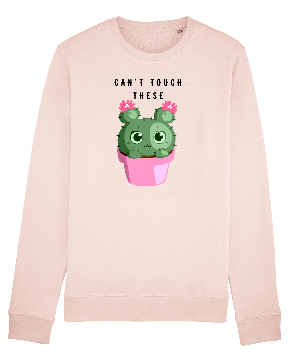 Bluză mânecă lungă Unisex Rise Candy Pink