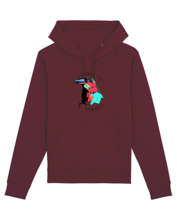Umblu cu cioara vopsită Burgundy