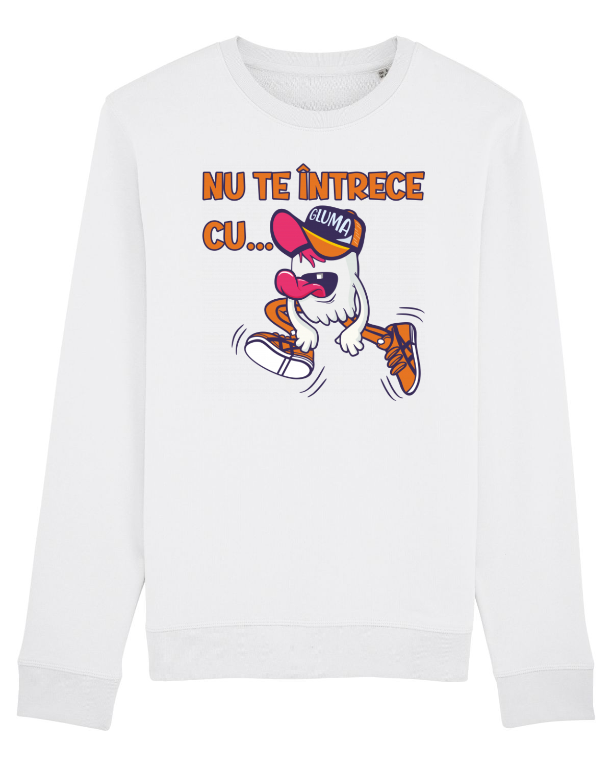 Bluză mânecă lungă Unisex Rise White