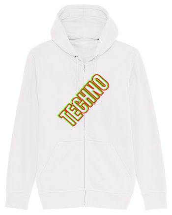 Techno Music Lover  White
