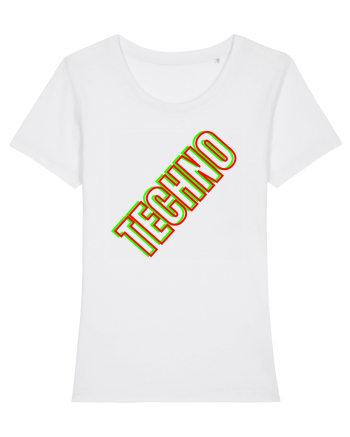Techno Music Lover  White