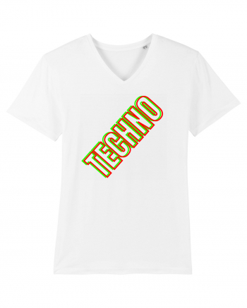 Techno Music Lover  White