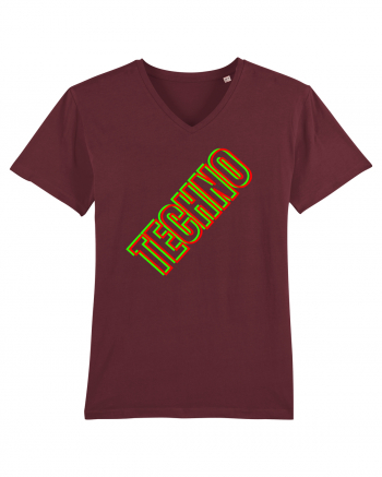 Techno Music Lover  Burgundy