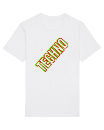 Techno Music Lover  White