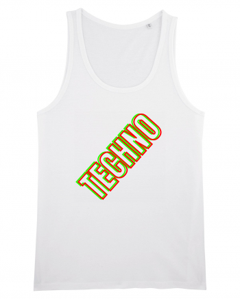 Techno Music Lover  White