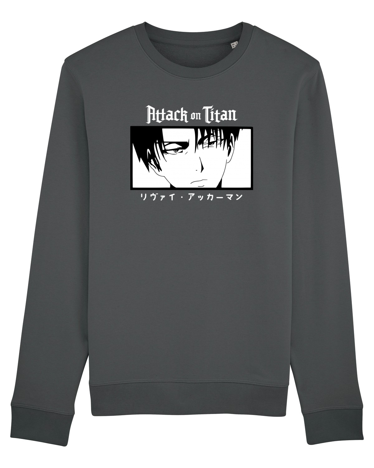 Bluză mânecă lungă Unisex Rise Anthracite