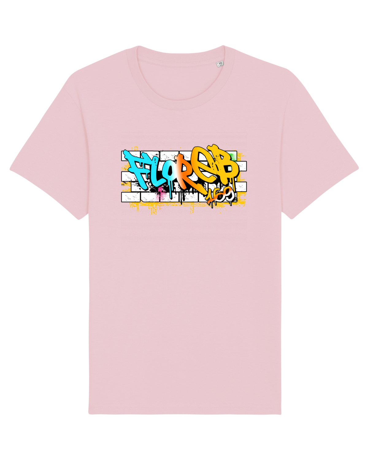 Tricou mânecă scurtă Unisex Rocker Cotton Pink