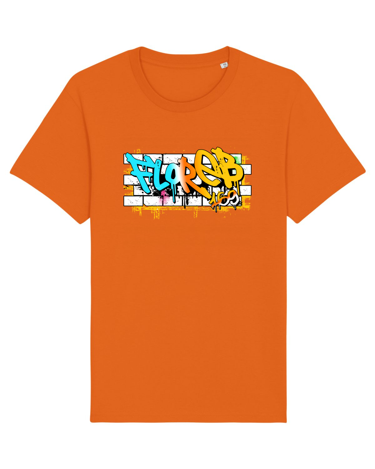 Tricou mânecă scurtă Unisex Rocker Bright Orange