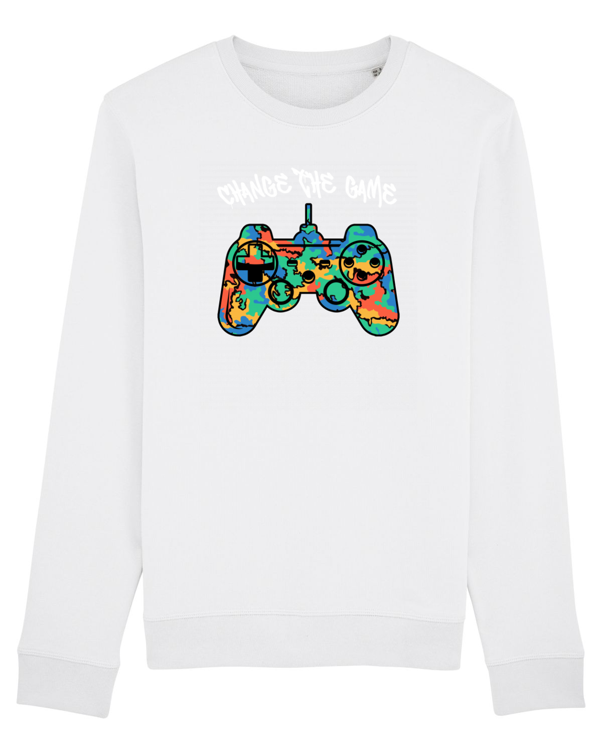 Bluză mânecă lungă Unisex Rise White