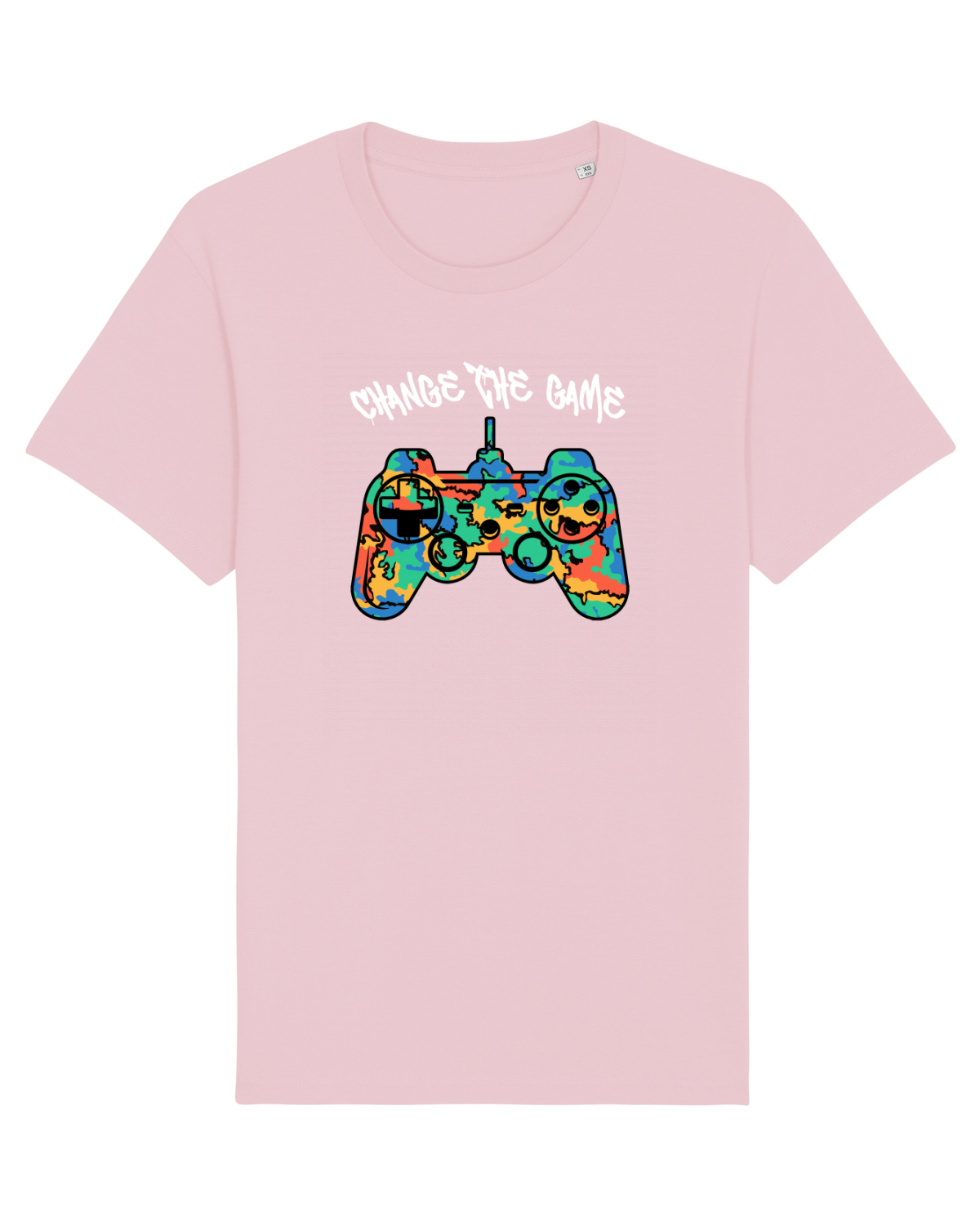 Tricou mânecă scurtă Unisex Rocker Cotton Pink