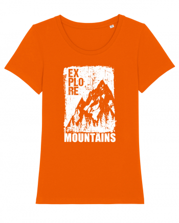 Explore Mountains Bright Orange