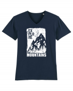 Explore Mountains Tricou mânecă scurtă guler V Bărbat Presenter