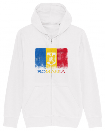 Romania Tricolor White