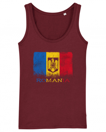 Romania Tricolor Burgundy