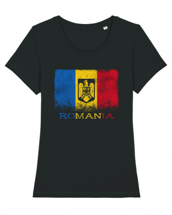 Romania Tricolor Black