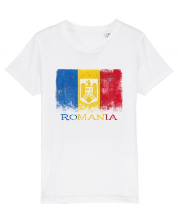 Romania Tricolor White