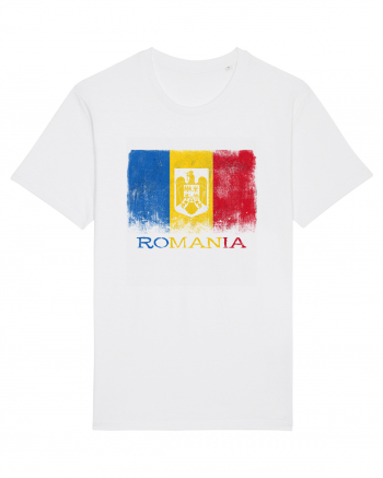 Romania Tricolor White