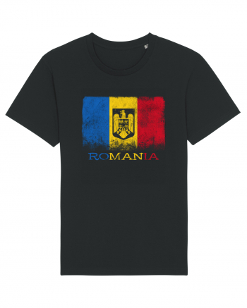 Romania Tricolor Black