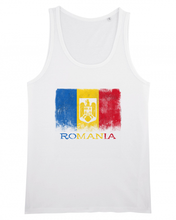 Romania Tricolor White