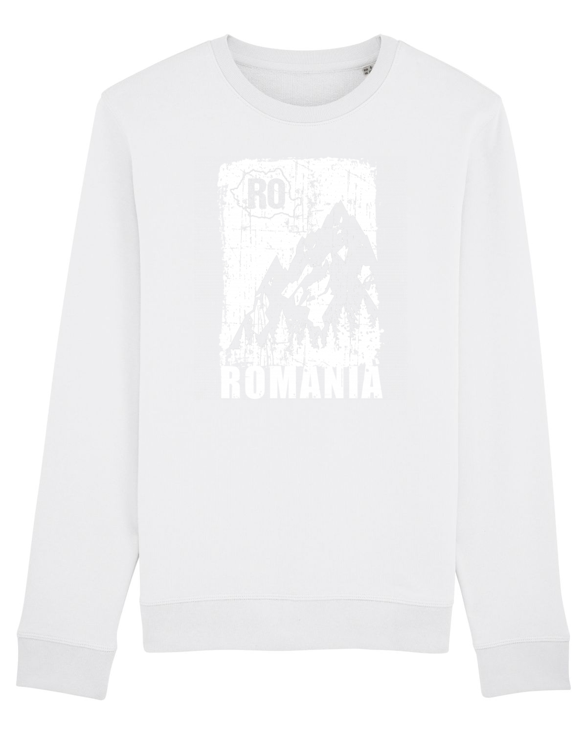Bluză mânecă lungă Unisex Rise White