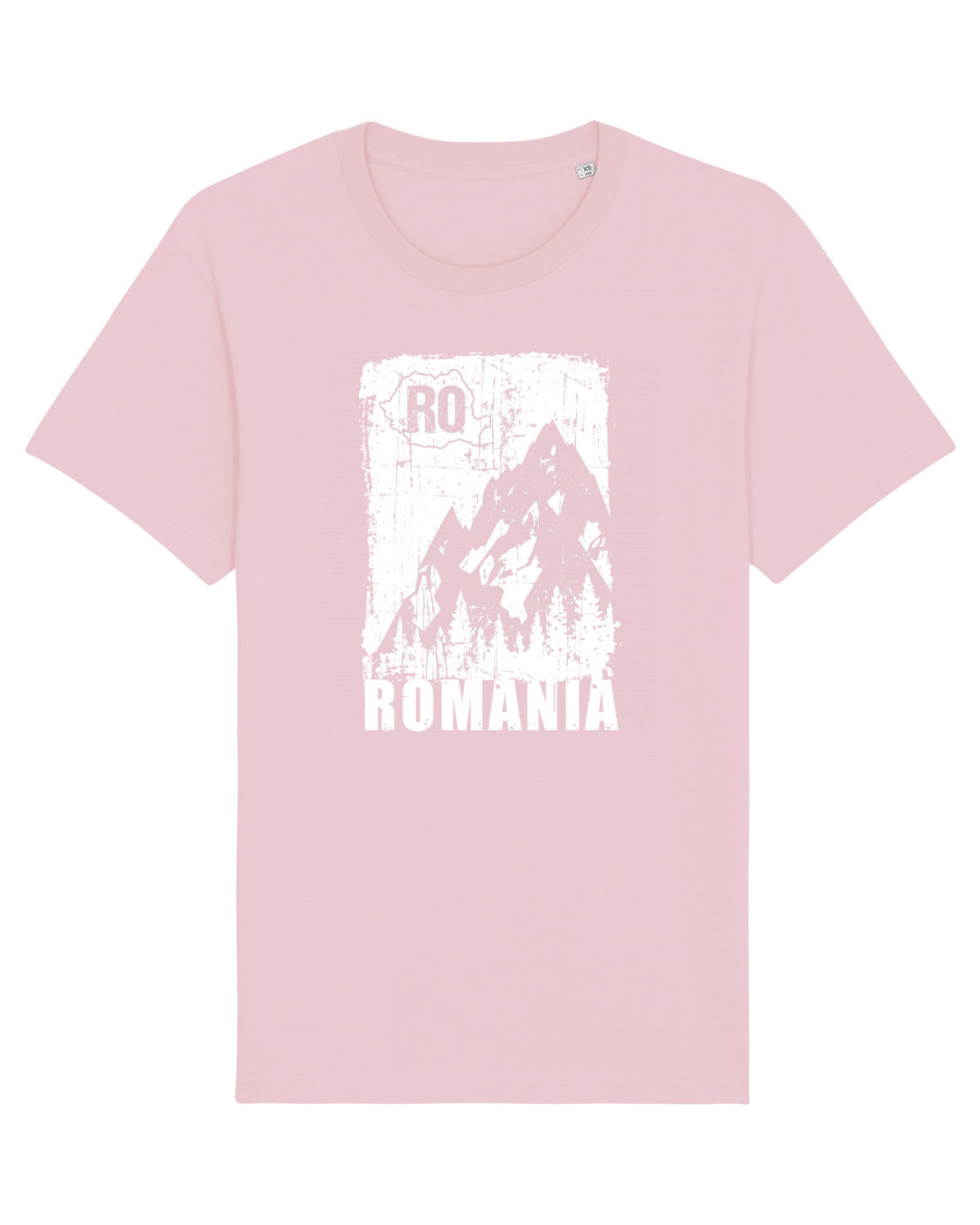 Tricou mânecă scurtă Unisex Rocker Cotton Pink
