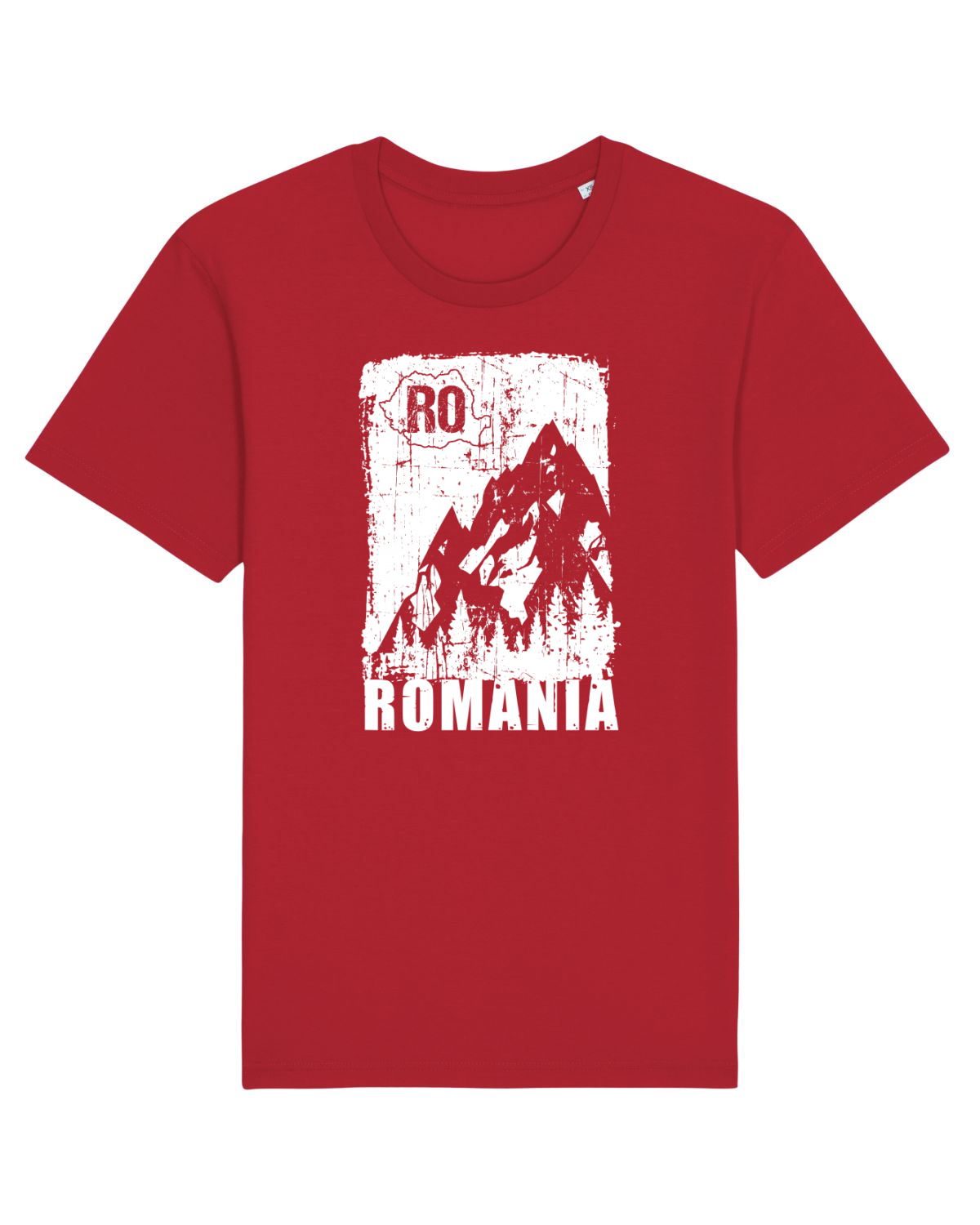 Tricou mânecă scurtă Unisex Rocker Red