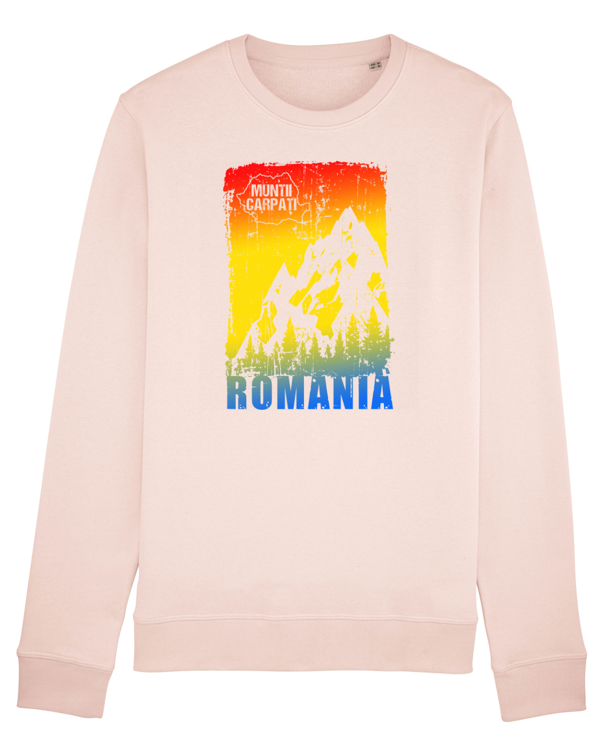 Bluză mânecă lungă Unisex Rise Candy Pink