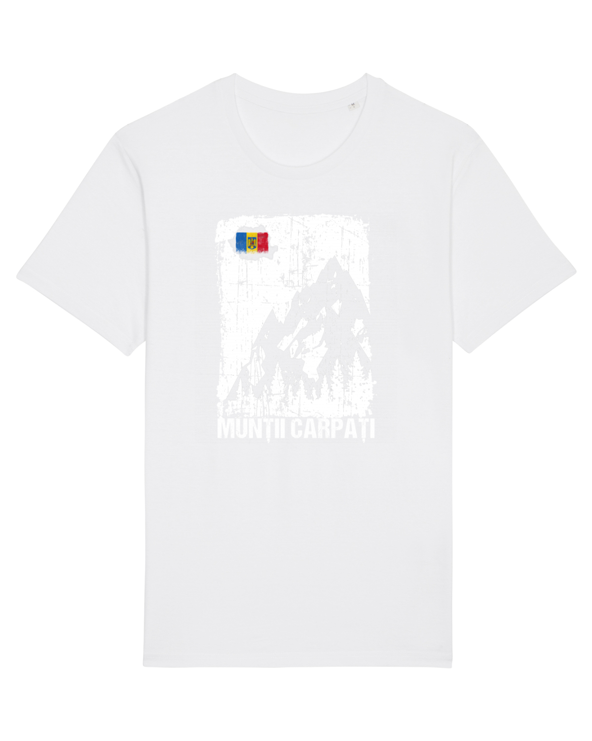 Tricou mânecă scurtă Unisex Rocker White